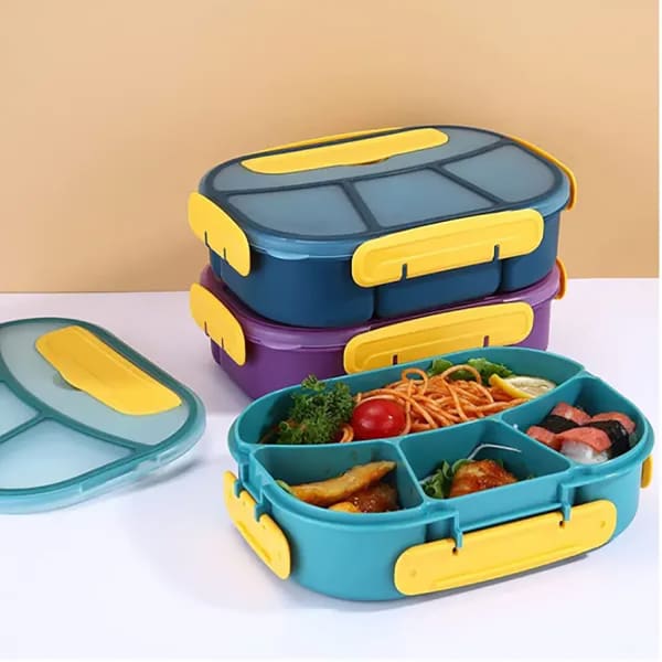 Buy/Send Lunch Box 4 Compartments Assorted Single Piece Online | IGP