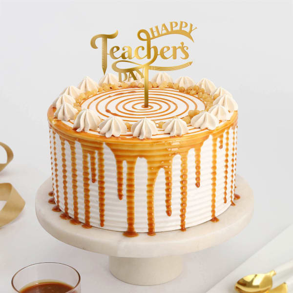 Luscious Butterscotch Cake For Teachers Day (1 Kg)