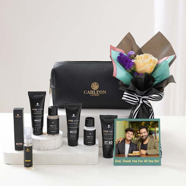 Luxe Pamper Personalized Father's Day Gift Hamper