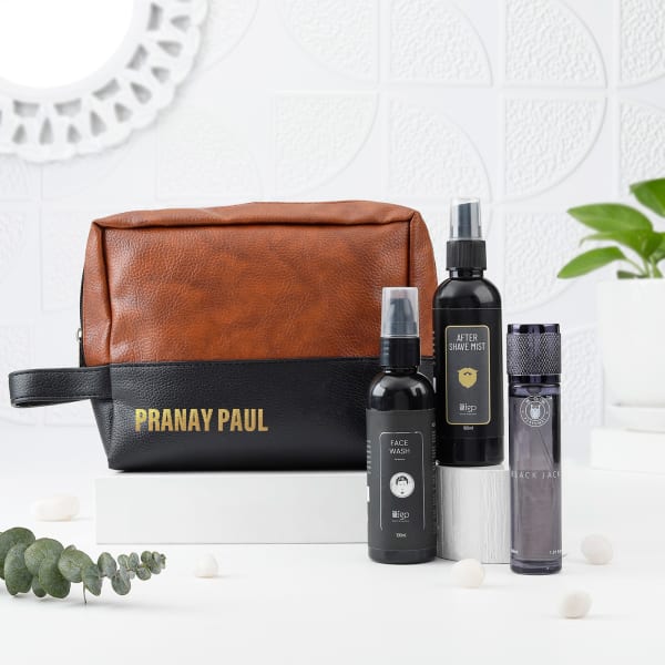 Luxe Traveler's Personalized Grooming Ensemble