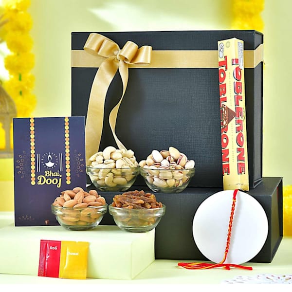 Luxurious Chocolates And Dry Fruits Bhai Dooj Hamper