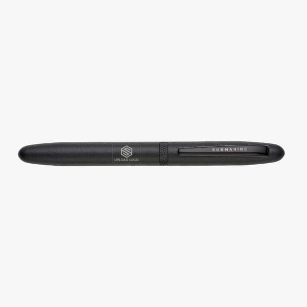 Magnetic Clip Black Ball Pen - Customized with Logo