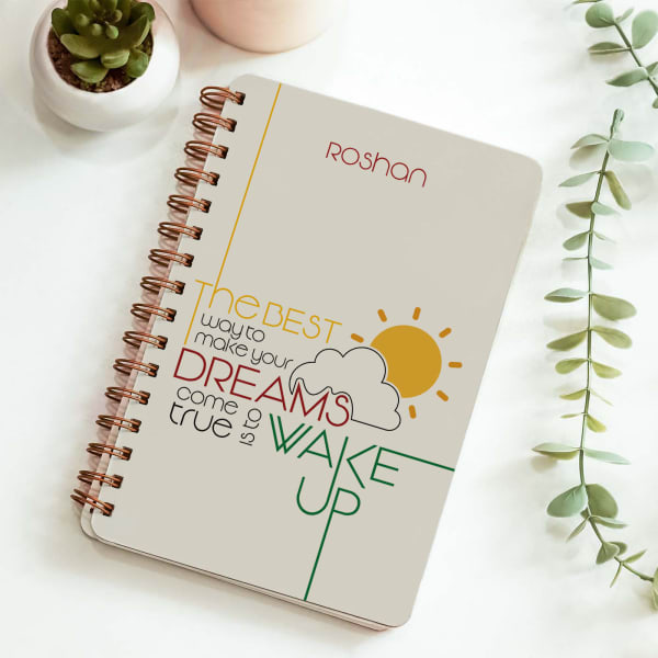 Make Your Dreams Come True Personalized Diary