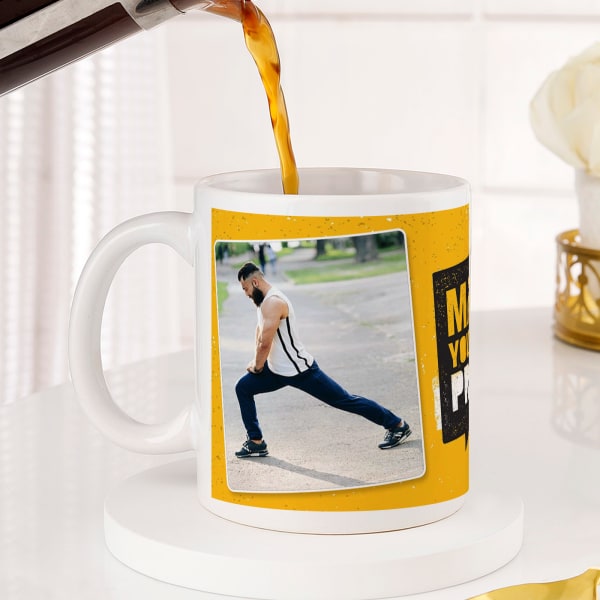 Make Yourself Proud Personalized Anniversary Mug