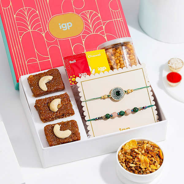 Marble Effect And Stone Rakhis With