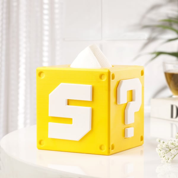 Mario Question Block - Personalized Tissue Box