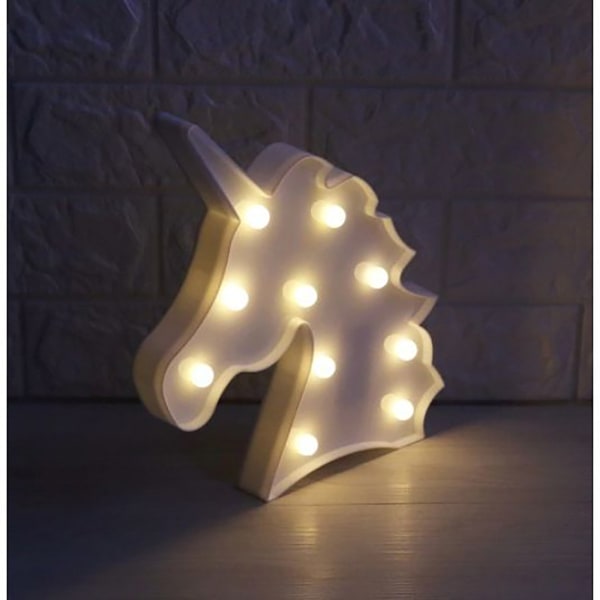 Marquee Light - Unicorn Head - Single Piece