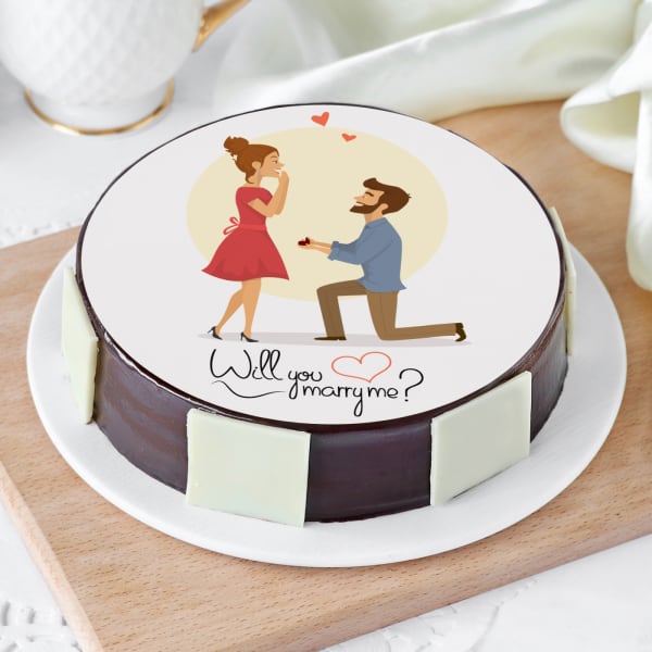 Marry Me Proposal Cake (Half Kg)