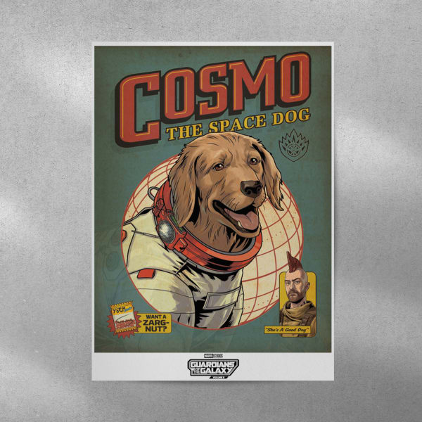 Marvel Cosmo The Space Dog Poster