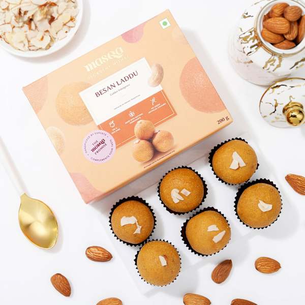 Masqa DESI GHEE BESAN LADDOO 200 G - OC