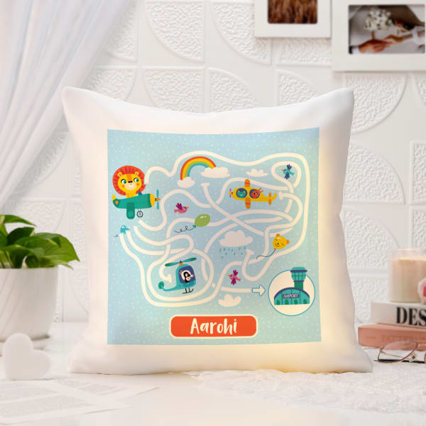 Maze Game Personalized LED Cushion