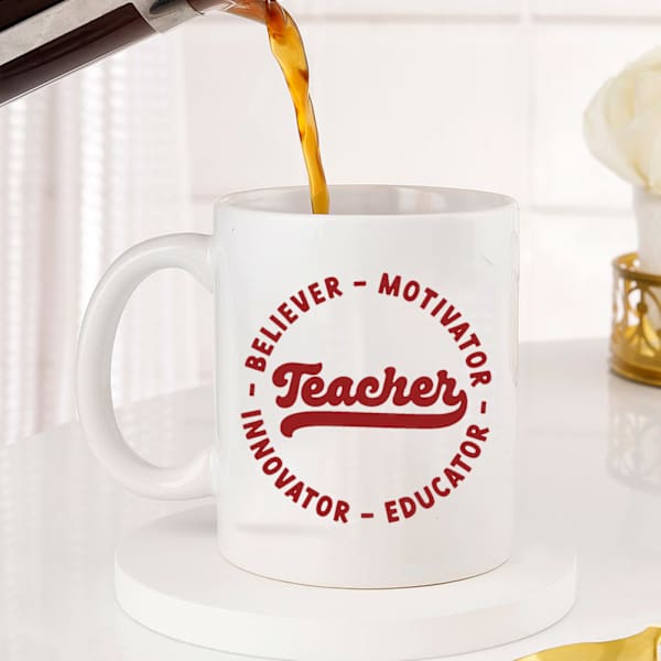 Meaningful Personalized Teacher's Day Mug