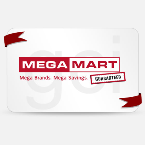 Megamart Gift Card - Rs. 1000