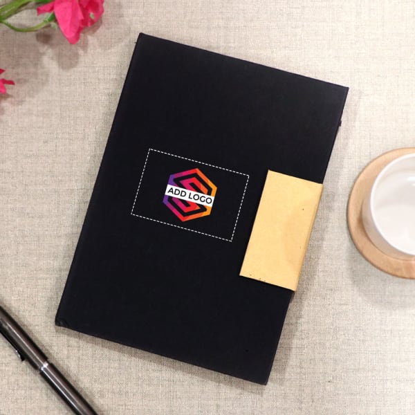 Memo Pad with Sticky Notes - Customized with Logo