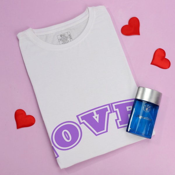 Men's Personalized Tee with Perfume