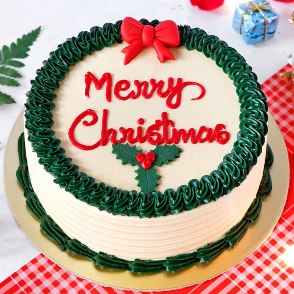 Merry Christmas Butterscotch Cake (1 Kg)