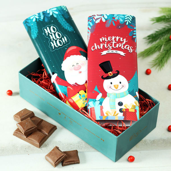 Merry Christmas Chocolates In Festive Wrappers