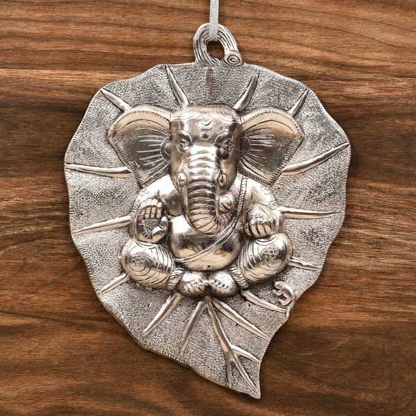 Metal Patta Ganesha