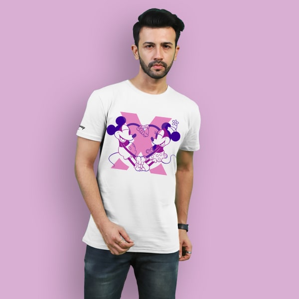 Mickey & Minnie Love Personalized Tshirt