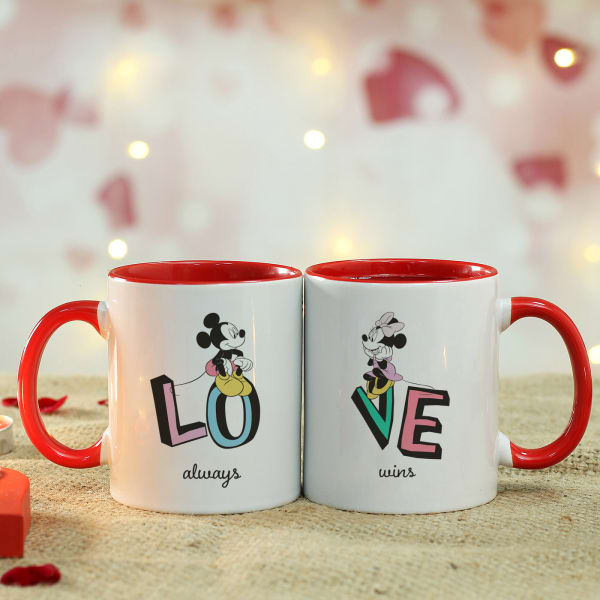 Mickey Minnie Lovers Personalized Mugs
