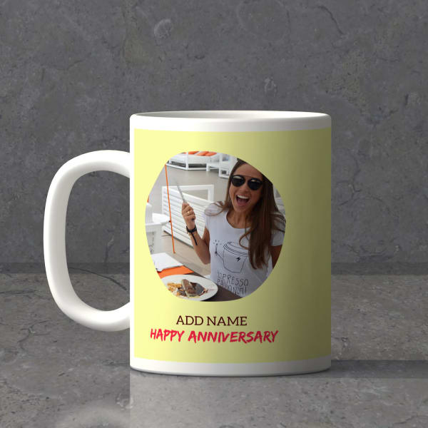 Mine for a Whole Lifetime Personalized Anniversary Mug