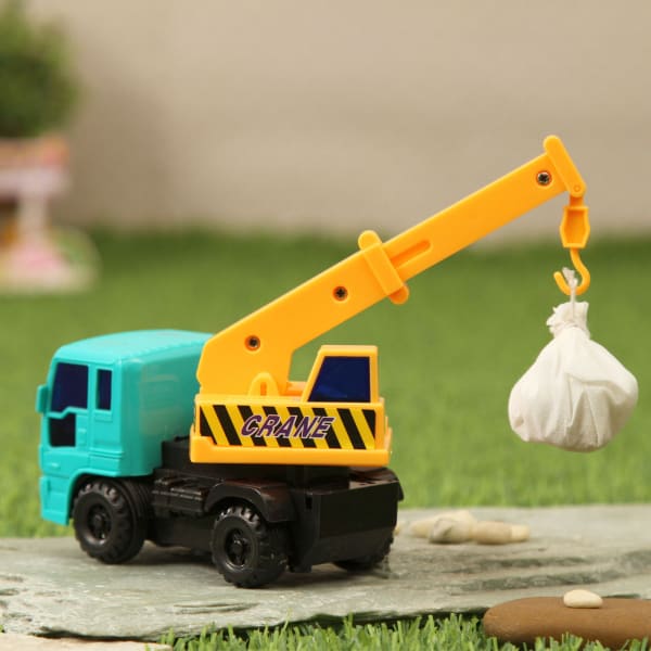 green crane toy