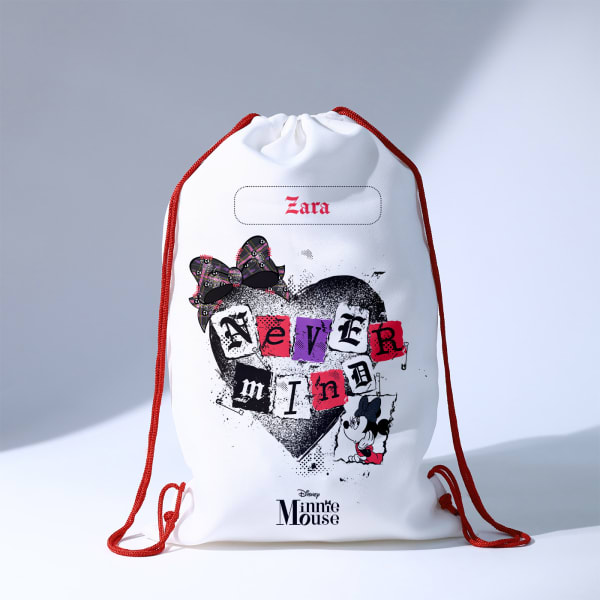 Minnie Mouse - Drawstring Bag - Personalized