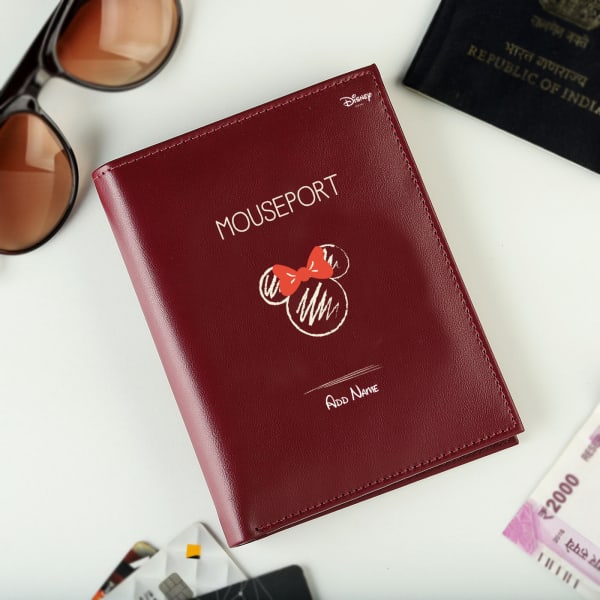 Minnie Personalized Passport Organizer