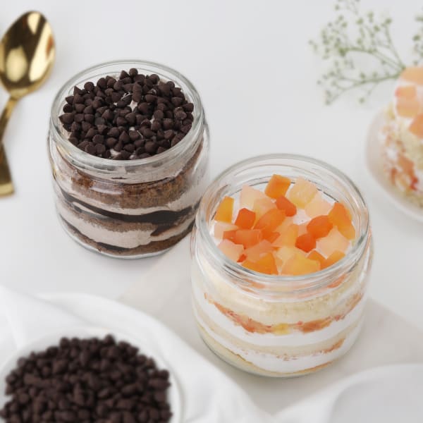 Mix Fruit and Chocochip Jar Cakes