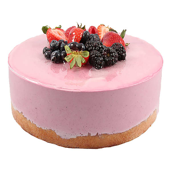 Mixed Berry Mousse Cake