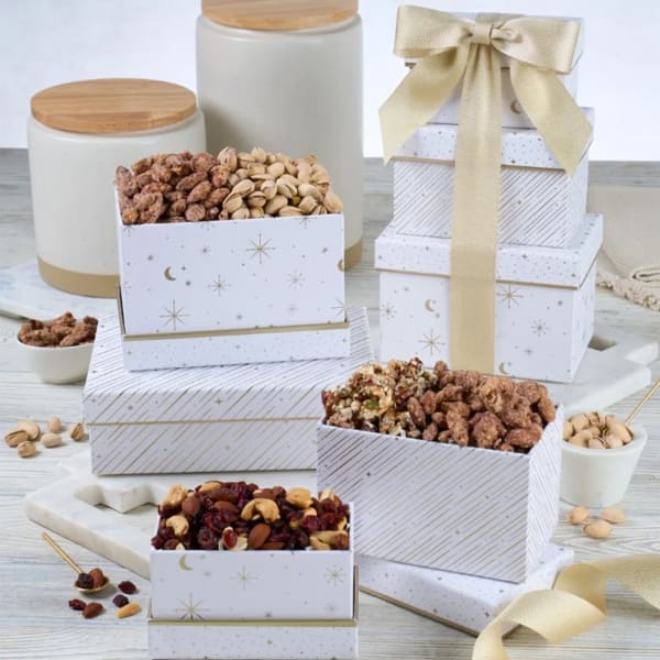 Mixed Nuts Gift Tower