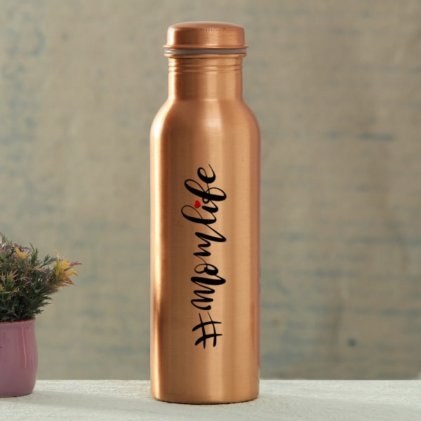Mom Life Copper Water Bottle