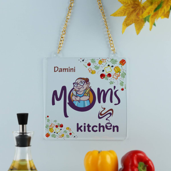 Mom's Kitchen Personalized Hanging Photo Frame