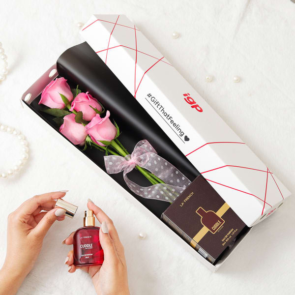 Moms Cuddle And Roses Surprise Bloom Box