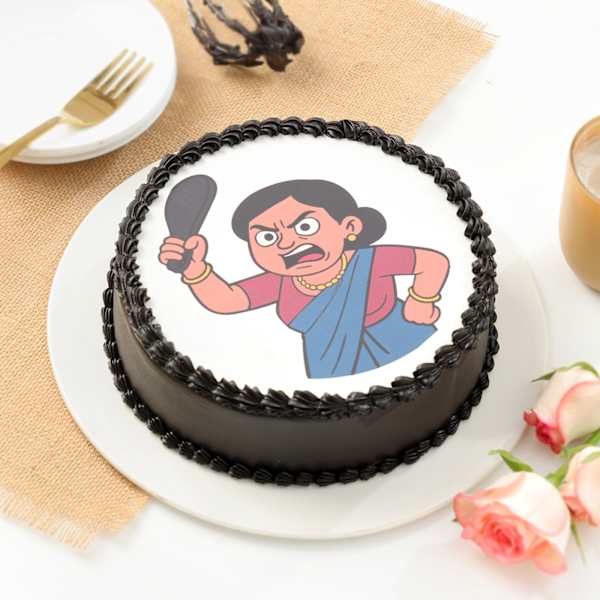 Moms Iconic Flying Chappal Cake