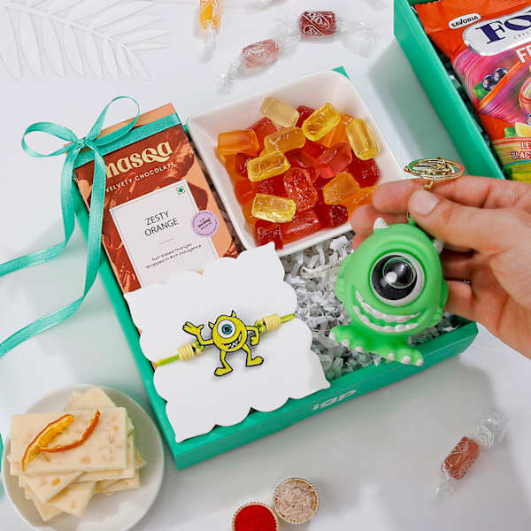 Monster Fun Rakhi Treat Hamper