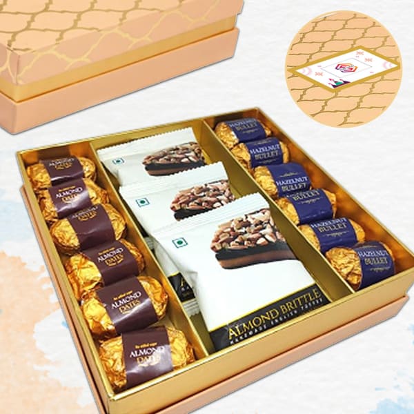 Moroccan Assorted Chocolate Gift Box Customized For Diwali Gift Send Business Gifts Online M11118668 Igp Com