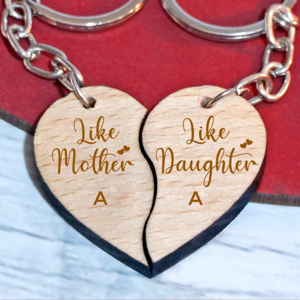 Mother Daughter Personalized Detachable Key Chain
