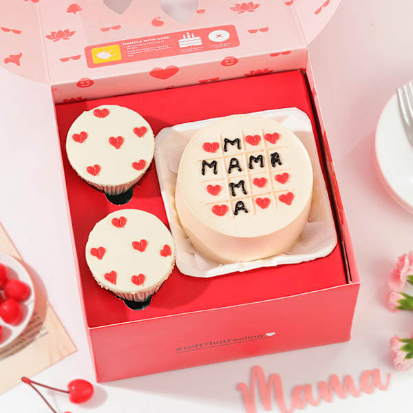 Mother's Day Cake And Cupcake Combo