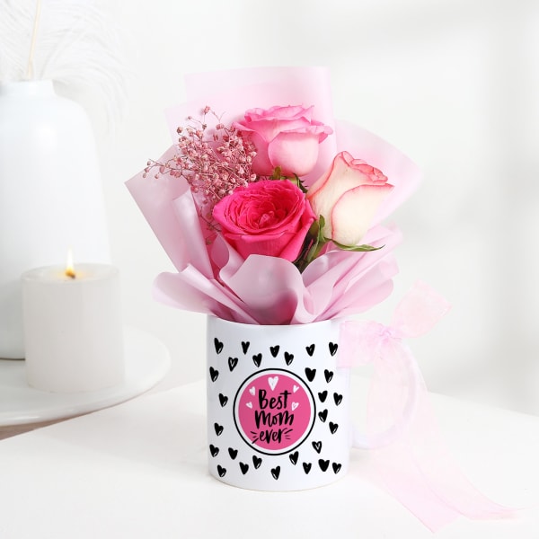 Mother's Day Personalized Mug Of Blooms