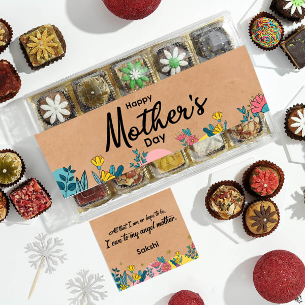 Mother's Day Premium Sweets With Personalized Card (Box of 15)