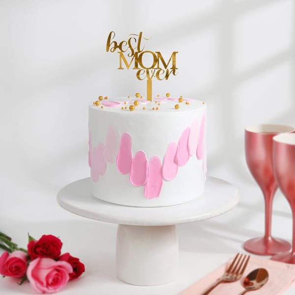 Mother's Day Pretty Pink Cake