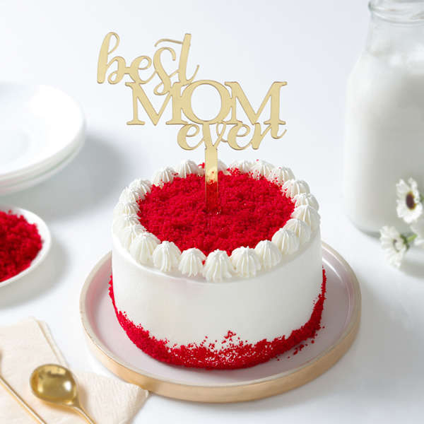 Mother's Day Velvet Delight Cake