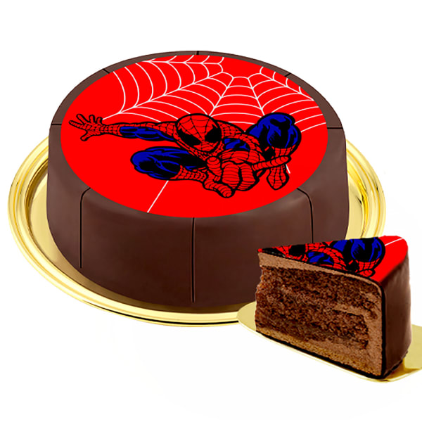 Motif Cake Spiderman