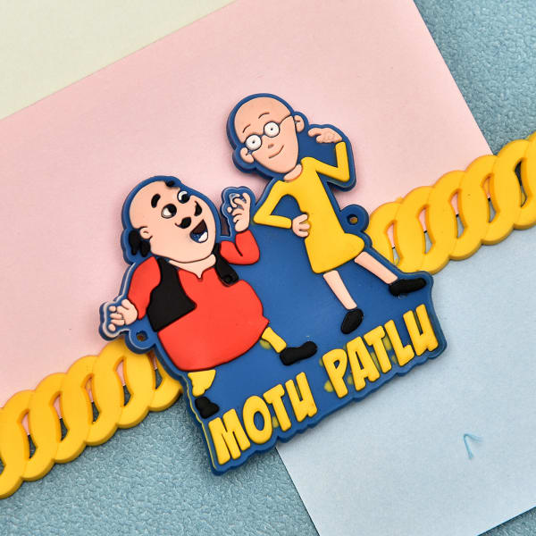 Motu Patlu Kids Rakhi: Gift/Send Rakhi Gifts Online US1069359 |