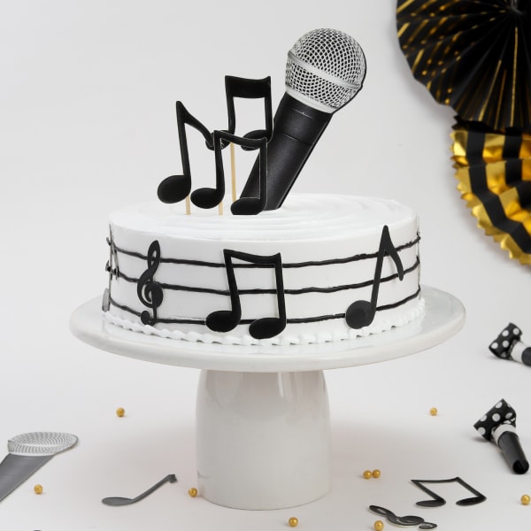 Music Theme Cake (600 Gm)