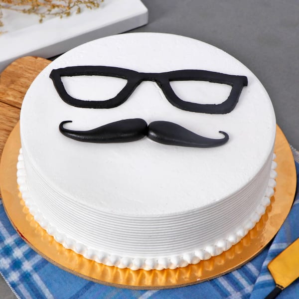 Mustache Theme Cake (2 Kg)