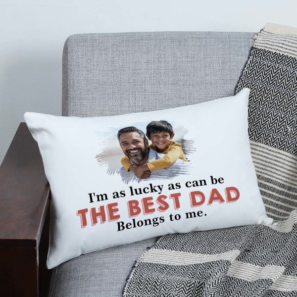 My Best Dad Personalized Pillow