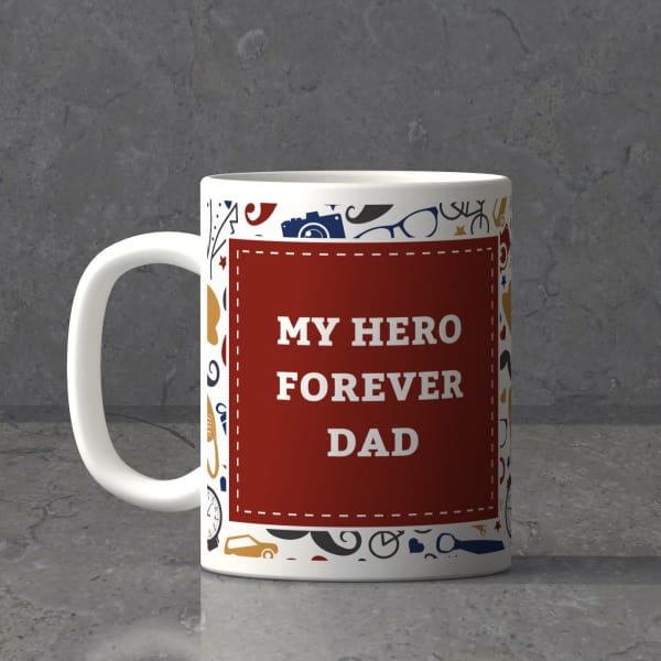 My Dad Is My Hero Personalized Mug