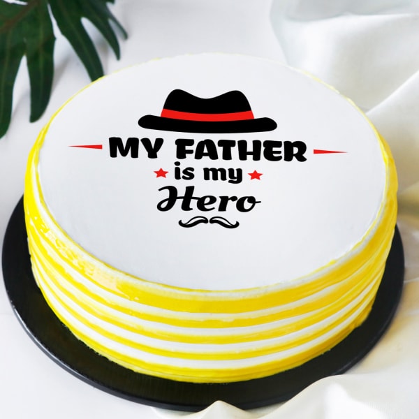 My Father is My Hero Poster Cake (1 Kg)